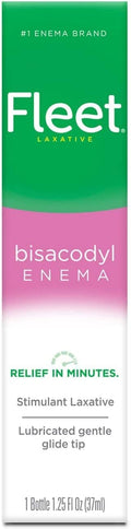 Fleet Bisacodyl Enema, Ready To Use - 1.25 Oz (Pack of 3)