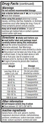 REESES PINWORM Medicine Liquid for Entire Family, Full Prescription Strength, 2 Oz