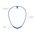 Upright Magnetic Necklace (Necklace Only) for GO S and GO 2 Posture Corrector Trainer (Navy Blue)
