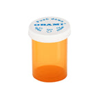 Plastic Medicine Pill Bottles with Child Resistant Caps - Push Down and Turn - Prescription Vial, Medicine Container, Pill Cases