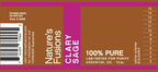 Natures Fusions Clary Sage, 100% Pure and Natural Essential Oils, Undiluted, Therapeutic Grade for Aromatherapy and Topical Use