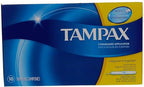 Tampax Regular Absorbency Unscented, Easy Carry Purse Size 10 Count Ea. - 12 Packs