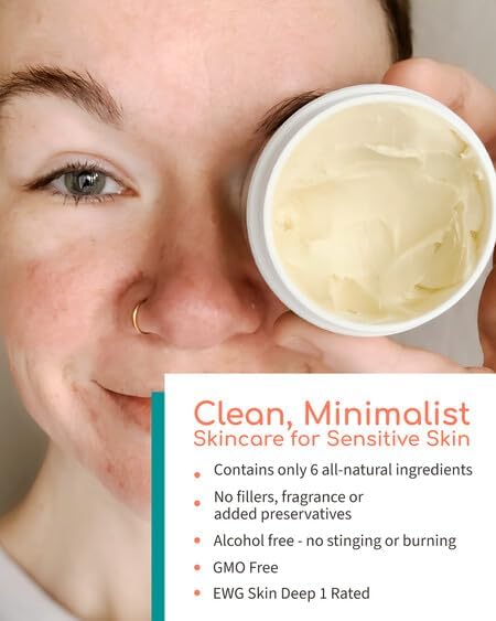 Nourish + Hydrate Manuka Balm - New Skin Soothing Cream for Sensitive Dry Skin, Made in USA, Honey Eczema Relief, Natural Psoria