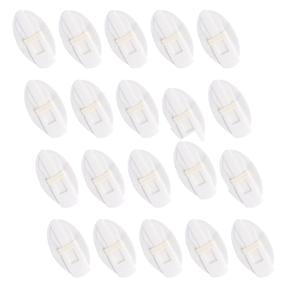 EXCEART 20Pcs Catheter Stabilization Device Legband Holder Sticker Catheter Tube Holder Perspiration Holes Legband Holder Urine 