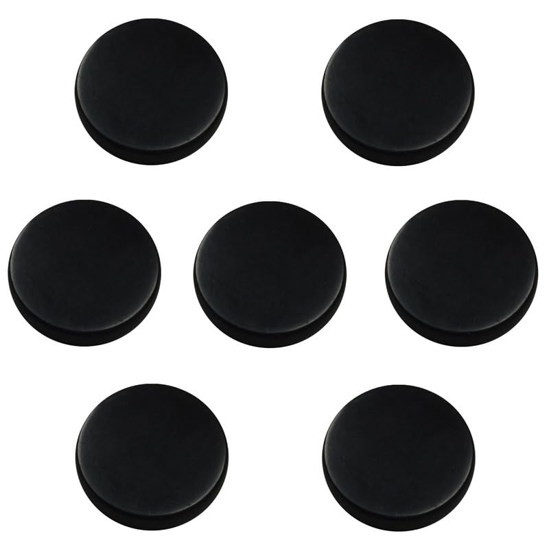 Shungite World 7 pcs Shungite Sticker for Cell Phone Case Tablet Laptop Computer - Round Dot Healing Energy Shungite Stones Prot