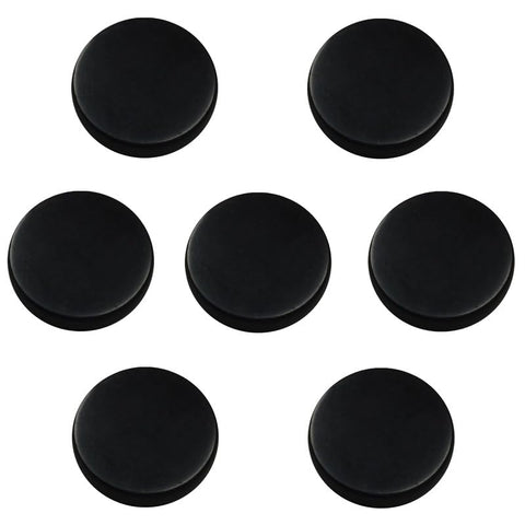 Shungite World 7 pcs Shungite Sticker for Cell Phone Case Tablet Laptop Computer - Round Dot Healing Energy Shungite Stones Prot