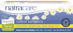 Natracare Organic 100% Cotton Tampons, Regular 20 ea (Pack of 8)