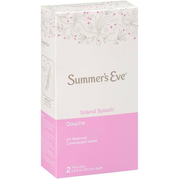 Summer's Eve Douche, Island Splash, 2 Units, 4.5 oz Each (Pack of 12)