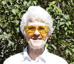 BioWaves Colored Lens Color Therapy Glasses - Classic Style (Orange)