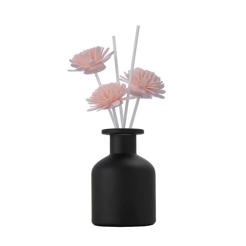 VANTOBEST 1Pcs 150ml/5oz Empty Refillable Glass Aromatherapy Diffuser Bottle Fragrance Storage Container Dispenser Jars Pots Via