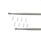 Airgoesin 2pcs Longer 7'' Tonsil Stone Remover Pick Tonsillolith Premium Tool Stainless Steel Oral Cleaner to Get Rid of Bad Bre