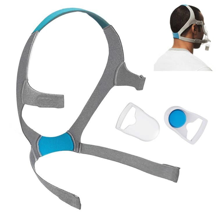 HITISPACE Airfit f20 Headgear with Clips, Replacement CPAP Mask Headgear Strap with Clips CPAP Supplies for Airfit/AirTouch F20,
