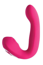 Evolved Novelties - Buck Wild - Come Hither Dual End Rechargeable Silicone Massager - Pink