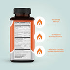 Migra-T - Migraine Prevention & Relief Supplement - Support for Severe Headaches - Reduces Light Sound & Odor Sensitivity - Feve