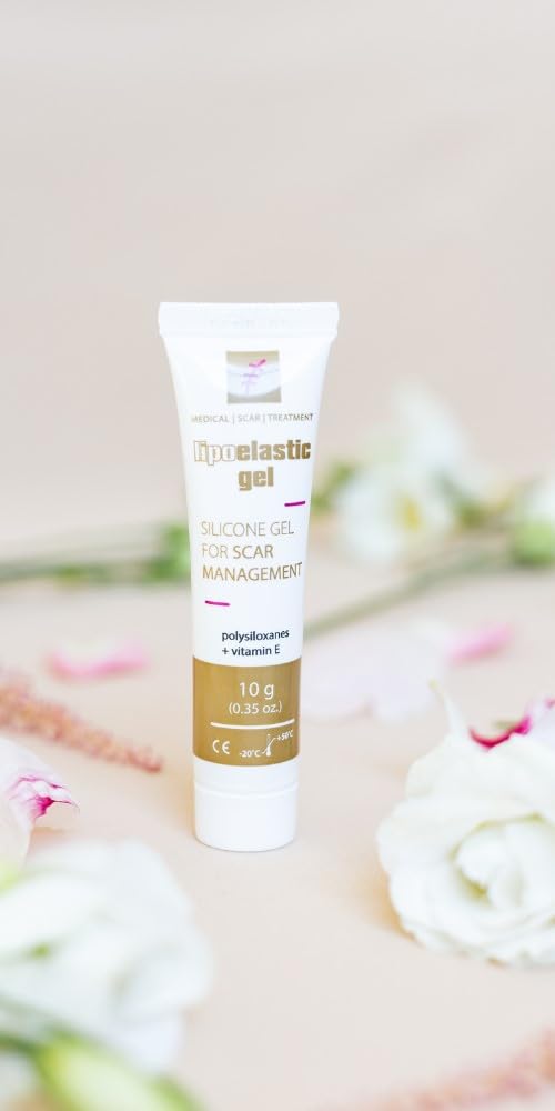 LIPOELASTIC Silicon Scar Gel - Effective Scar Treatment with Vitamin E