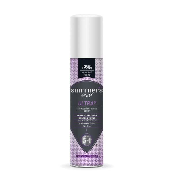 Summer's Eve Ultra Daily Active Feminine Spray, pH balanced, 2 oz. (Pack of 3)