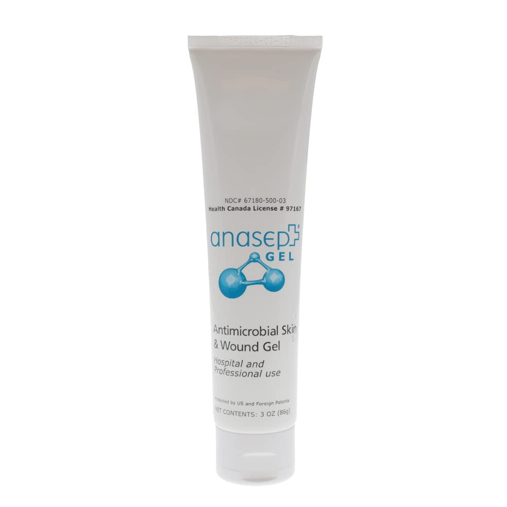 Anacapa Technologies Inc Anasept-Antimicrobial Skin & Wound Gel 3 oz. Tube