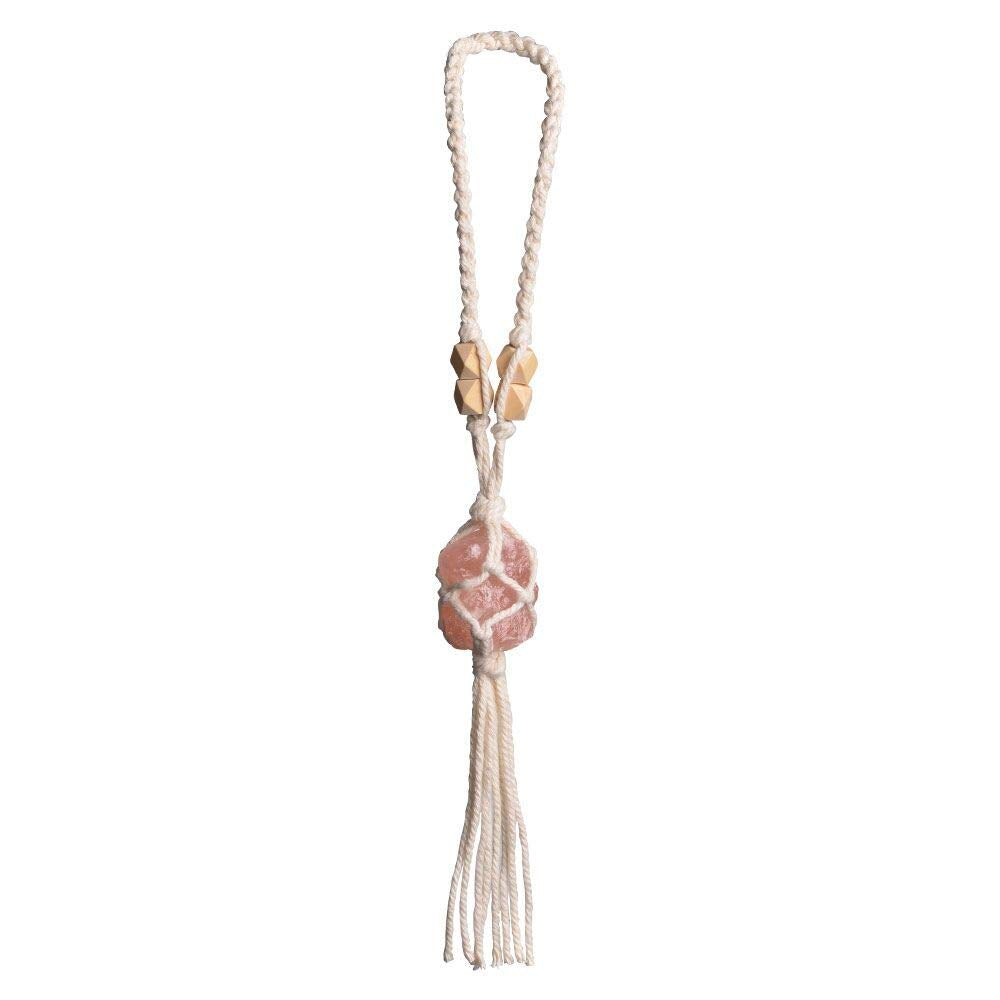 Crystal Car Hanging Ornaments Rose Quartz Healing Crystals Window Car Decorations Christmas Tree Hanging Ornaments Good Luck Hom