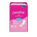 Carefree Panty Liners, Regular Liners, Wrapped, Unscented, 54ct (Packaging May Vary)