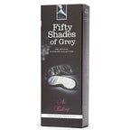 Fifty Shades of Grey No Peeking Blindfolds - Silky Satin Blindfolds with Stretchy Elastic Straps - 2 Pack with Satin Bag - Black