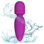 Apowand Mini Wand Massager Small Hand-held Massager,Quiet,Portable Personal Massager Silicone Massager Cordless for Neck Shoulde