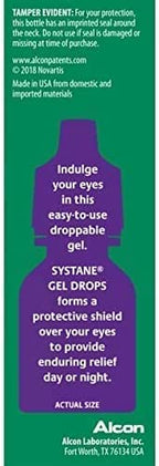 Systane Lubricant Eye Gel Drops 10 ml, 3 Count