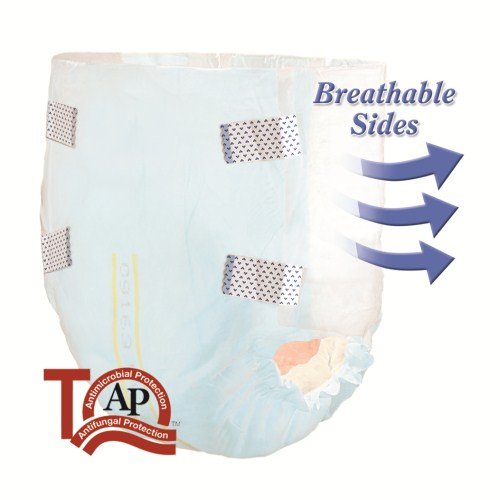 Tranquility SmartCore Breathable Briefs, Large, Case/96 (8/12s)