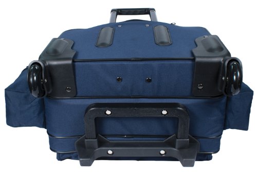 Hopkins Medical Products Rolling Med Bag with EZ-View: Waterproof, Laptop Section & Lockable File Pocket - Ultimate Mobility for