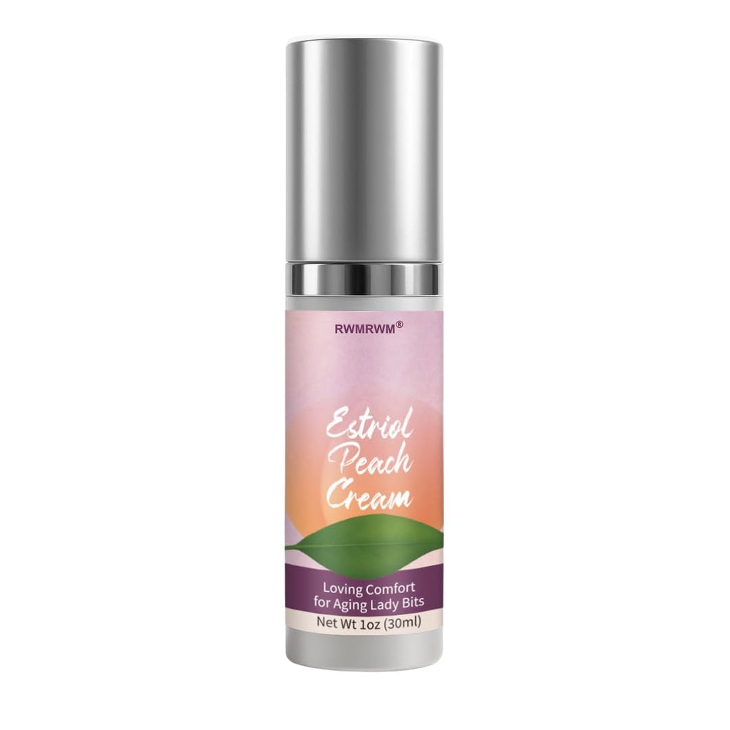 Bioidentical Estriol Silky Cream For Women - 30ml (2-Month Supply) - Lightweight Daily Moisturizer - Peach Flavor - Hydrating, R