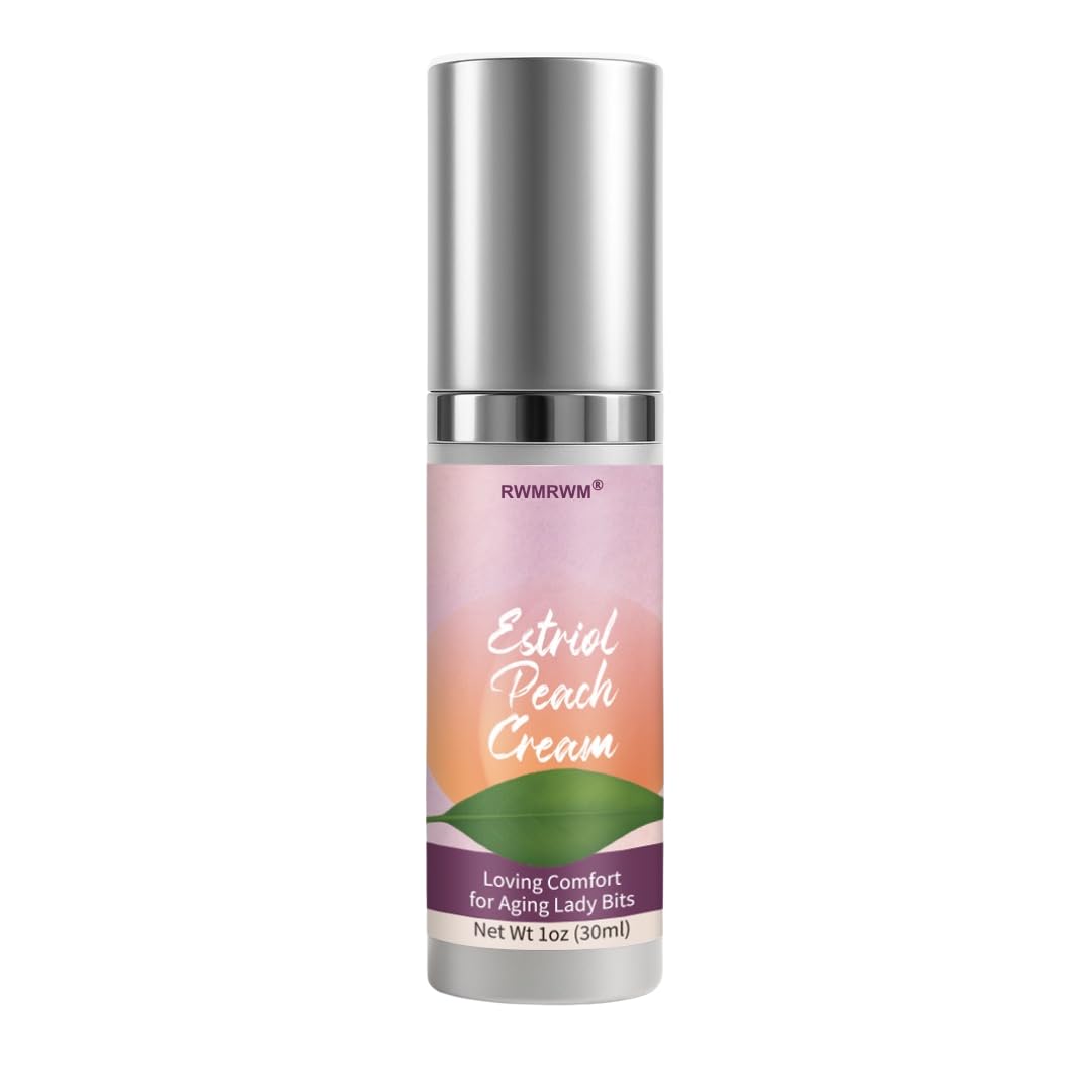 Bioidentical Estriol Silky Cream For Women - 30ml (2-Month Supply) - Lightweight Daily Moisturizer - Peach Flavor - Hydrating, R