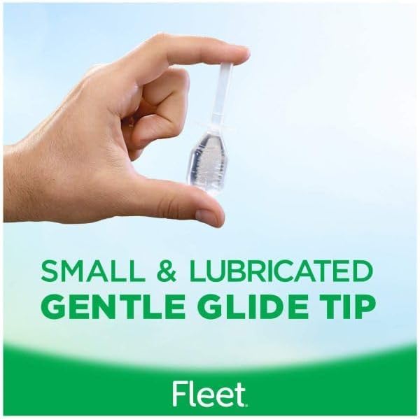 Fleet Liquid Glycerin Suppositories, 4 Count (Pack of 2)