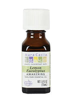 Aura Cacia Aromatherapy Lemon Eucalyptus Essential Oil 1/2 Oz. Bottle