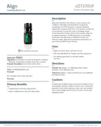 doTERRA Align Oil Centering Blend - 5mL