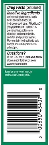 Systane Lubricant Eye Gel Drops 10 ml, 3 Count