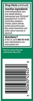 Systane Lubricant Eye Gel Drops 10 ml, 3 Count