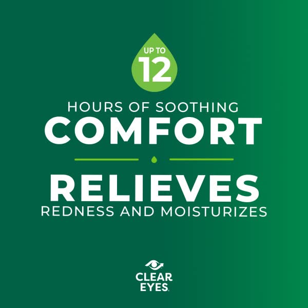 Clear Eyes Seasonal Relief Astringent/Lubricant Redness Reliever Eye Drops, 0.5 oz