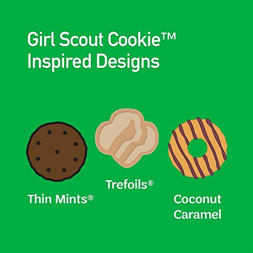 Dukal Girls Scouts Adhesive Bandages for Kids | 3/4''x3'' Colorful and Fun Adhesive Bandages for Girls | Assorted Designs Kids B