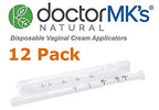 Vaginal Applicators (12-Pack) Disposable, Individually Wrapped by Doctor MK's Dosage Marked