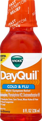 Vicks DayQuil Cold & Flu Relief Liquid 8 fl oz (OLD)