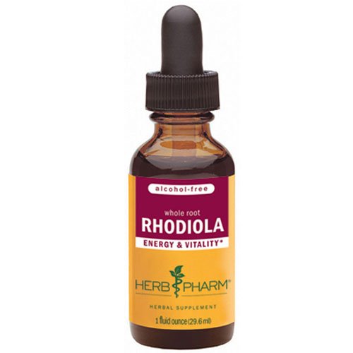 Herb Pharm Rhodiola Herbal Glycerite 1-Ounce (Pack of 4)