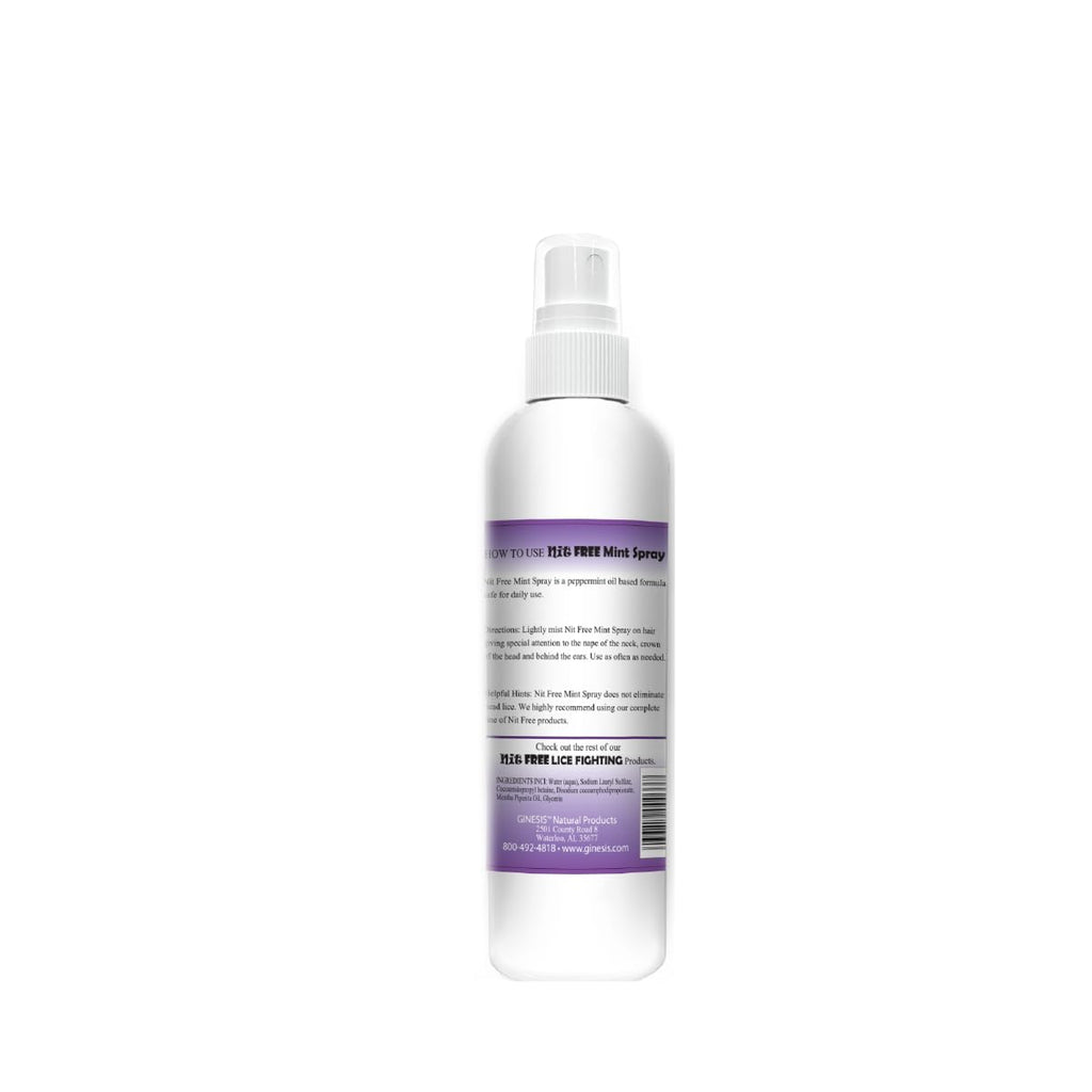 Nit Free Mint Head Lice Spray (Peppermint, 8-Ounce)