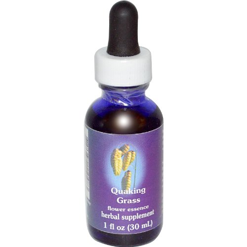 Flower Essence Services Dropper Herbal Supplements, Quaking Grass, 1 Ounce