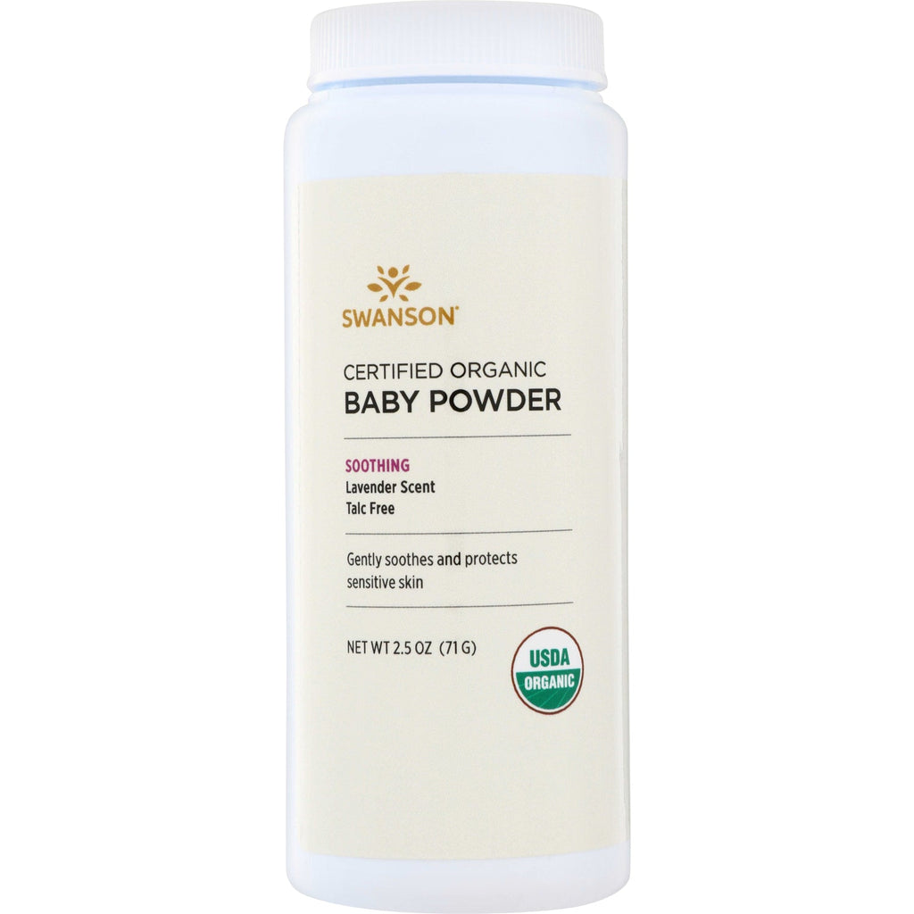 Certified Organic Baby Powder Talc Free - Lavender Scent