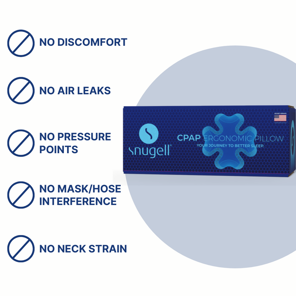 CPAP Ergonomic Pillow - Memory Foam CPAP Pillow