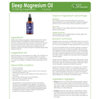 Topical Magnesium Oils - 75,000 mg per 4 oz Bottle