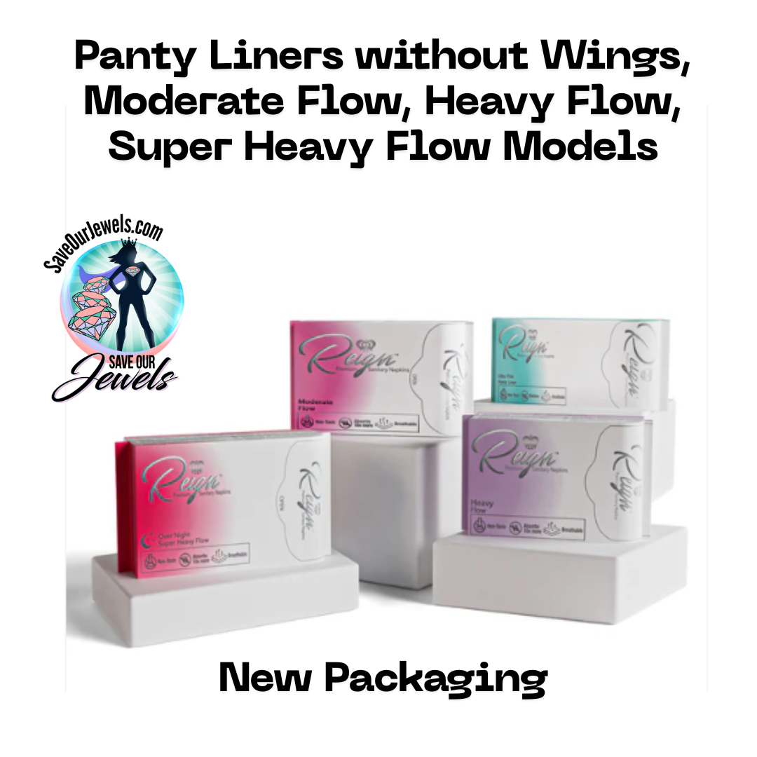 4-Pack Reign Premium Sanitary Napkins