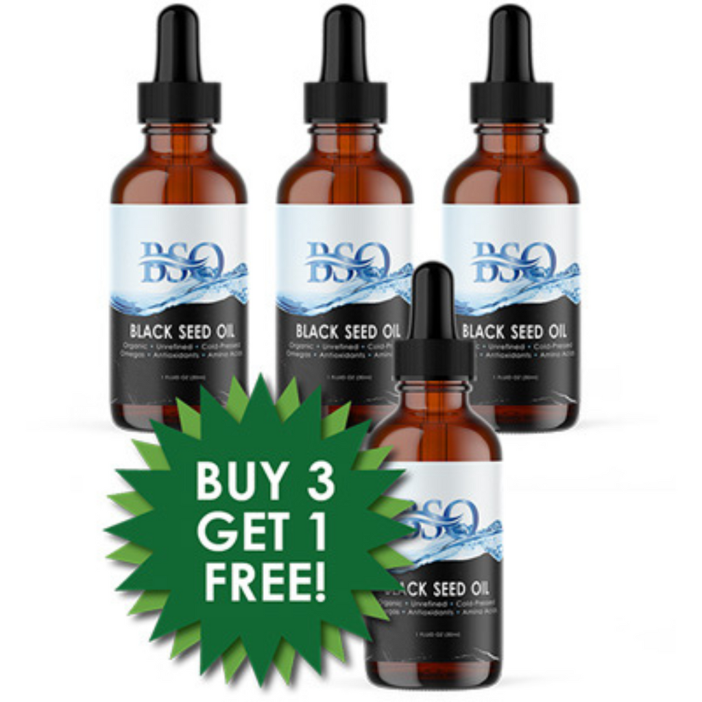 3,000 mg Thymoquinone (5%) Hexane-Free Organic Cold Pressed Black Seed Oil - Pure & POTENT