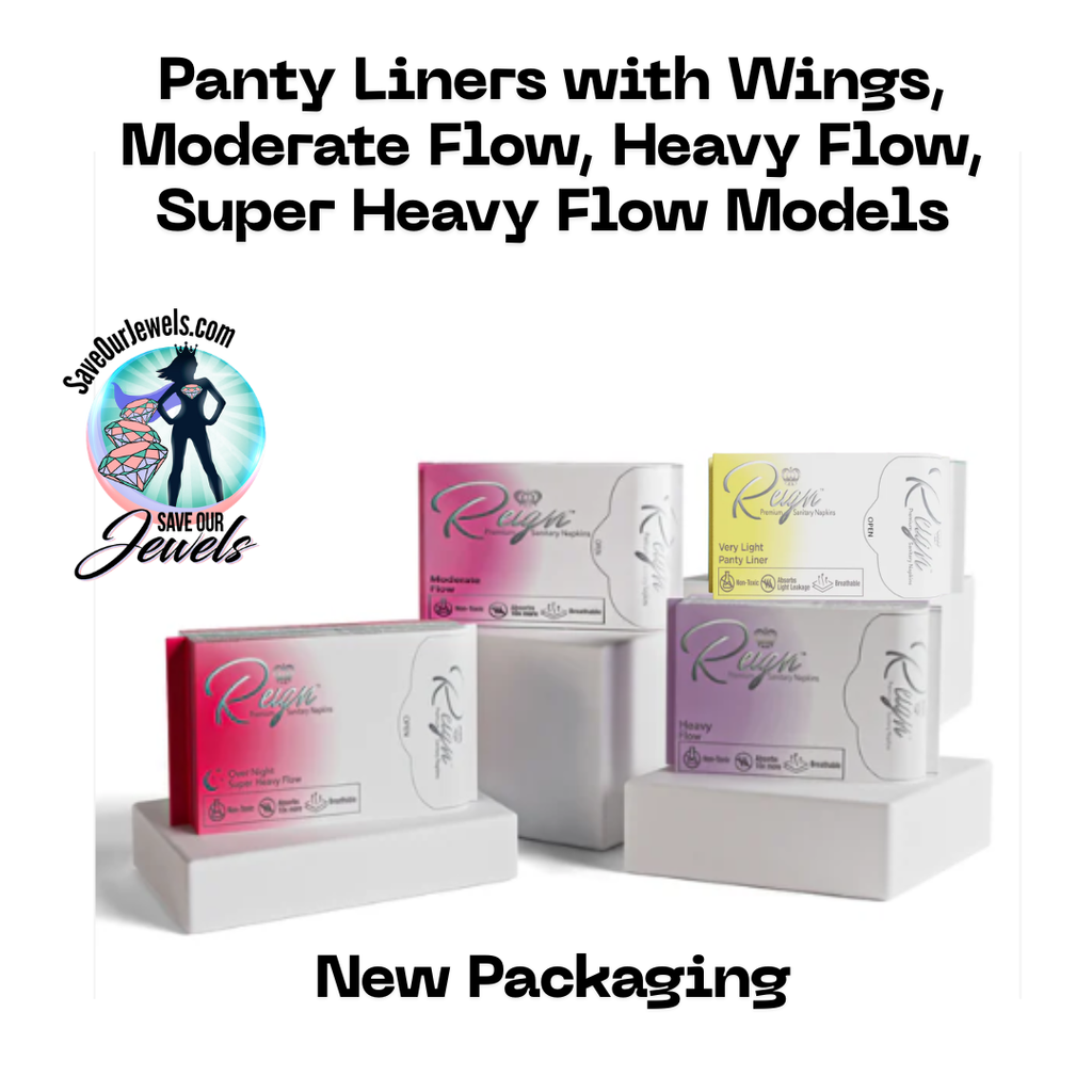 4-Pack Reign Premium Sanitary Napkins