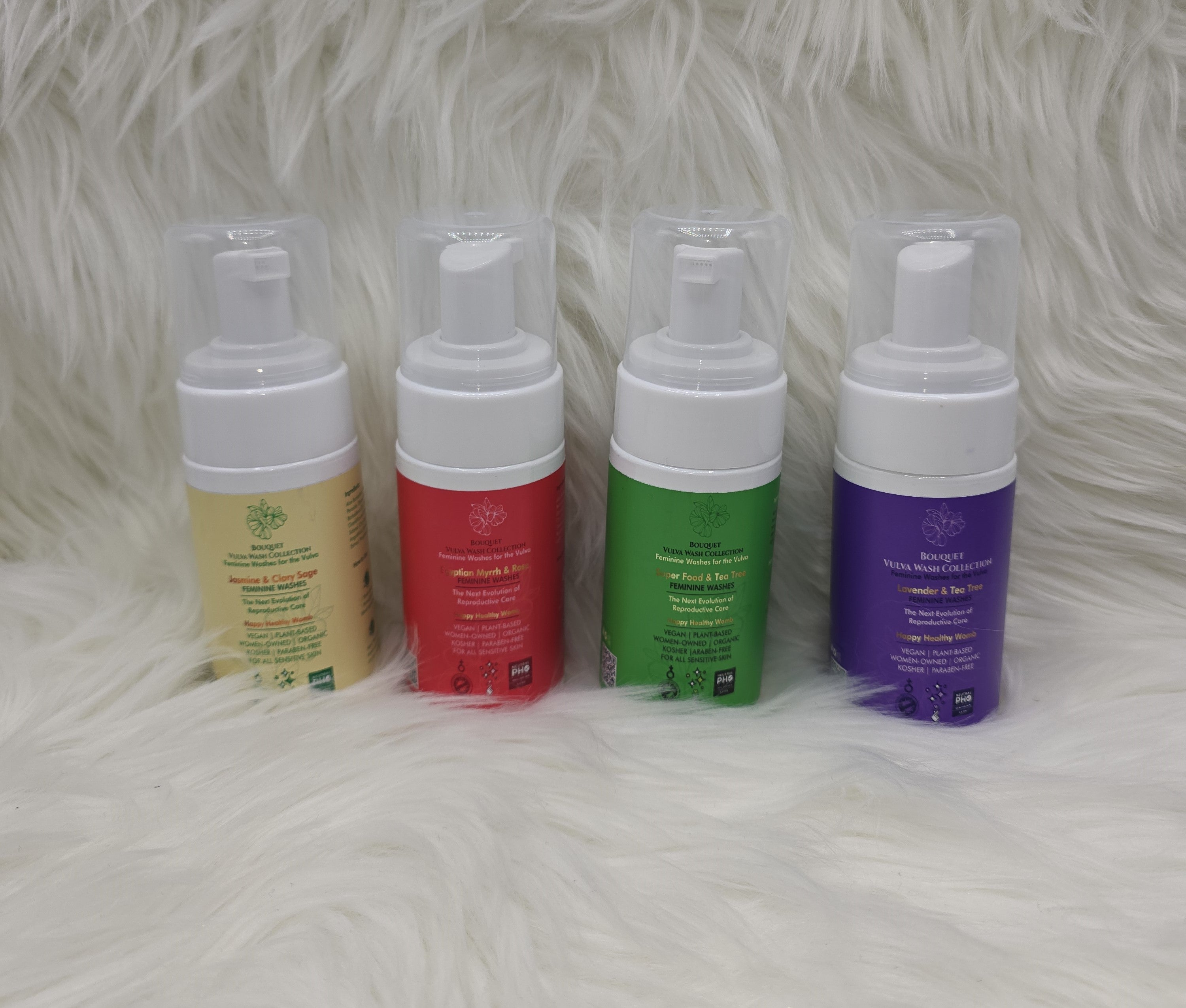 Certified Vegan, Organic, and Kosher Vulva Wash (4 Varieties) - Lower Price!