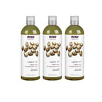 Now Solutions Castor Oil, 100% Pure, 16 Fl Oz (3 Count)